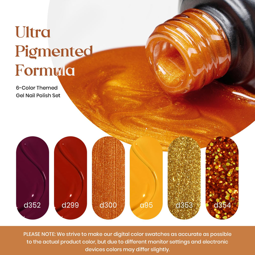 Beetles Gel Polish Golden Blessing — 6 Colors for UV/LED Manicure