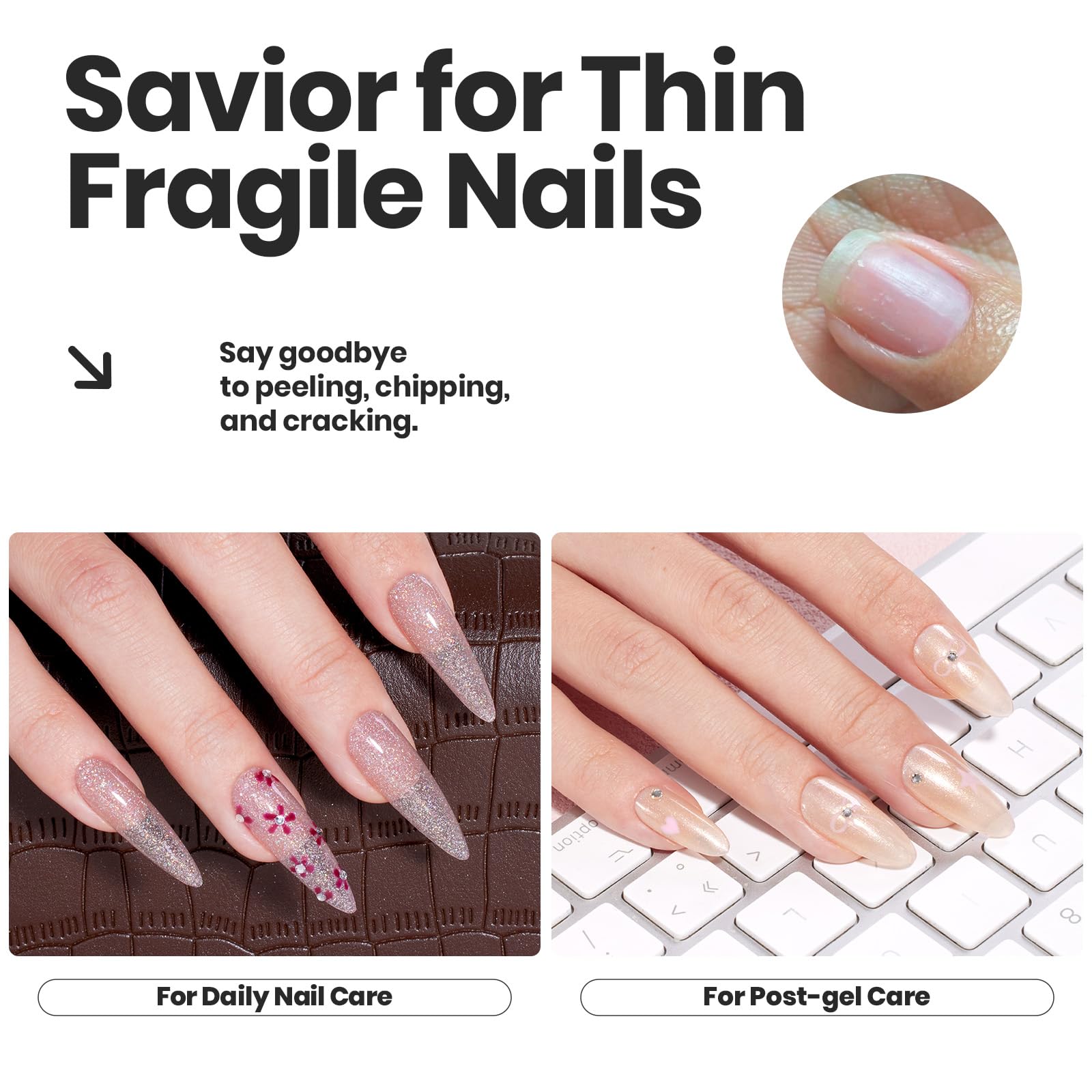 Beetles Gel Polish Set – 6 Nude Colors | Quick-Dry, Shimmer Nude & Jelly Pink Kit
