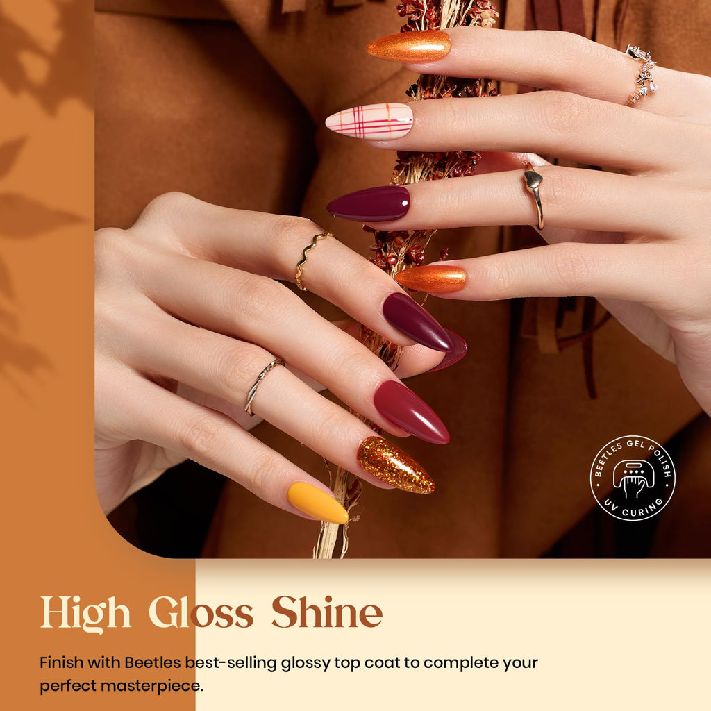 Beetles Gel Polish Golden Blessing — 6 Colors for UV/LED Manicure