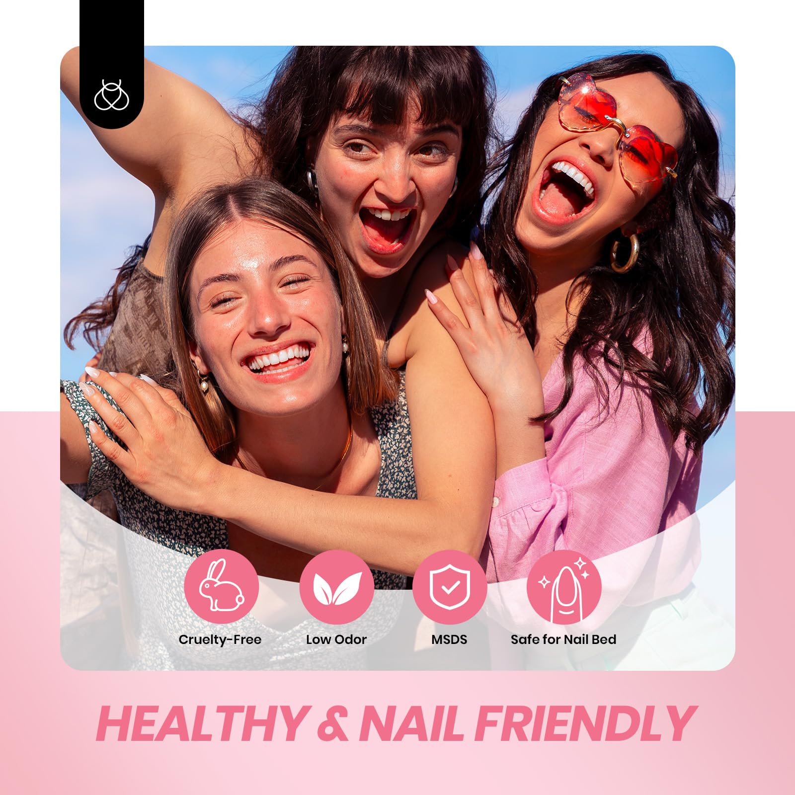 Beetles Jelly Gel Nail Polish Set – Ballet Dress 6-Color Milky Pink Nude Jelly Gel Kit | Soak Off UV