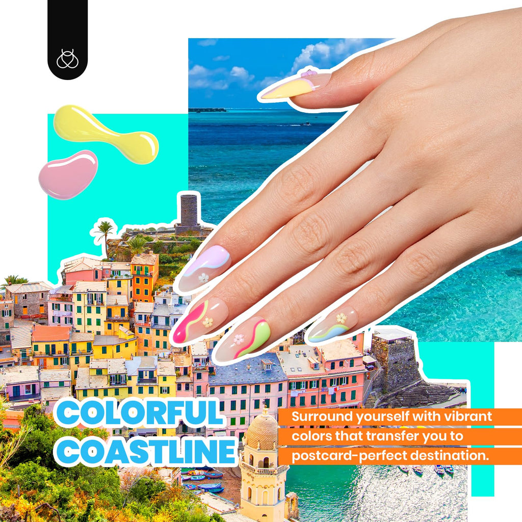 Beetles Gel Polish Kit – 36 Colors with Base & Top Coats, Cat Eye, Matte & Glossy Finishes – Travel-Ready UV Gel Manicure Gift for Women