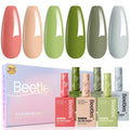 Beetles Spring Gel Polish Set – 6 HEMA-Free Colors (15ml) for UV/LED Nail Lamp