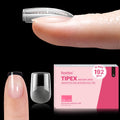 Beetles Tipex Instant Apex Nail Tips – Extra Short Squoval, 192Pcs, 16 Sizes