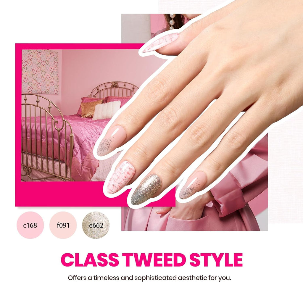 Beetles Gel Nail Polish Kit with UV Lamp — 75-Piece Set, 45 Colors