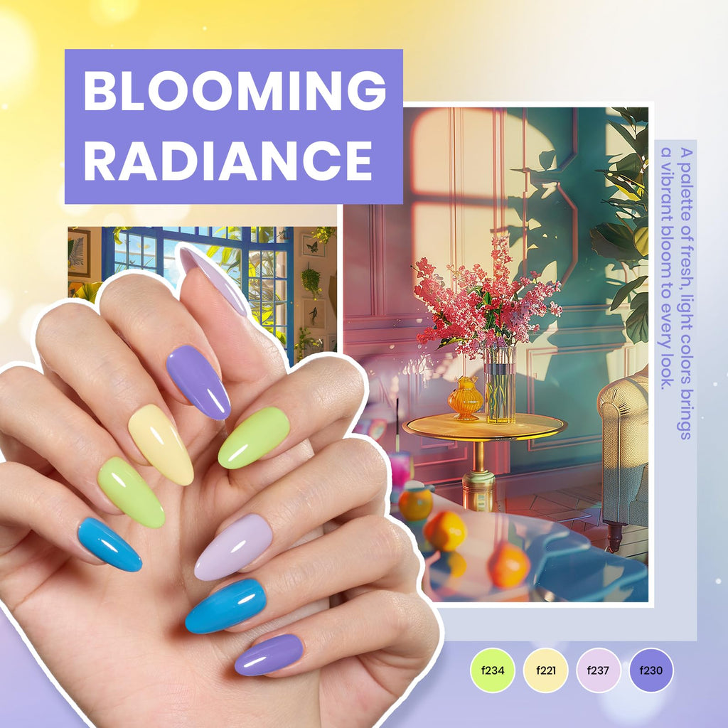 Beetles Gel Nail Polish Kit with UV Light — 55 Colors, 80 Pcs