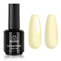 Beetles Yellow Gel Polish – Lemon Cheese | 15ML Pastel Yellow Gel Nail Polish for Spring, Soak Off UV/LED