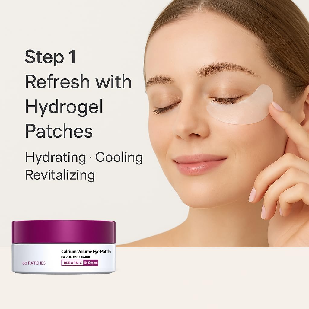 BeiBreeze Eye Care Duo – Hydrating Calcium Balm + Hydrogel Patches (60ea)