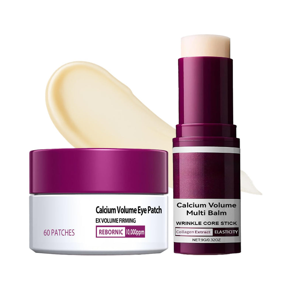 BeiBreeze Eye Care Duo – Hydrating Calcium Balm + Hydrogel Patches (60ea)