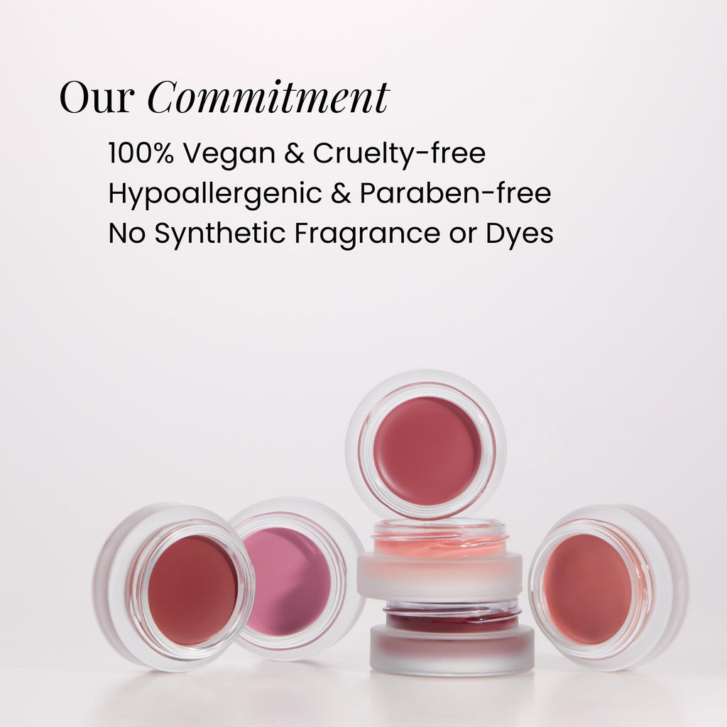 BEIGIC Flush Lip & Cheek Balm Veil-06 — Vegan Buildable Blush & Lip Color