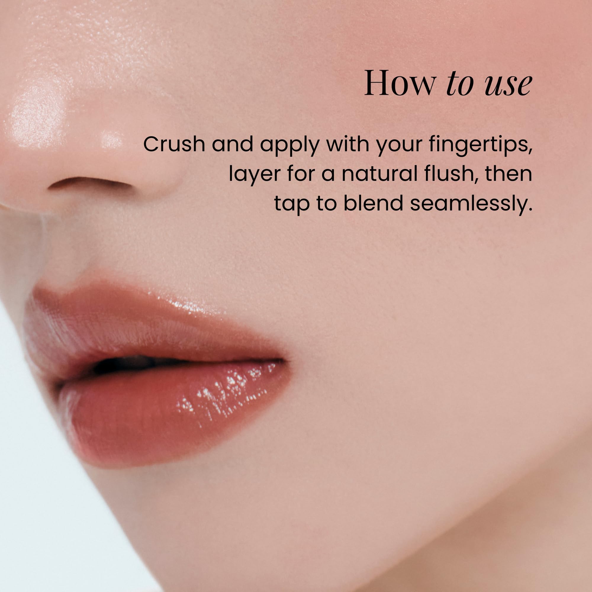 BEIGIC Flush Lip & Cheek Balm 02 Appeal – Vegan Buildable Color for Lips & Cheeks | Mauve Plum