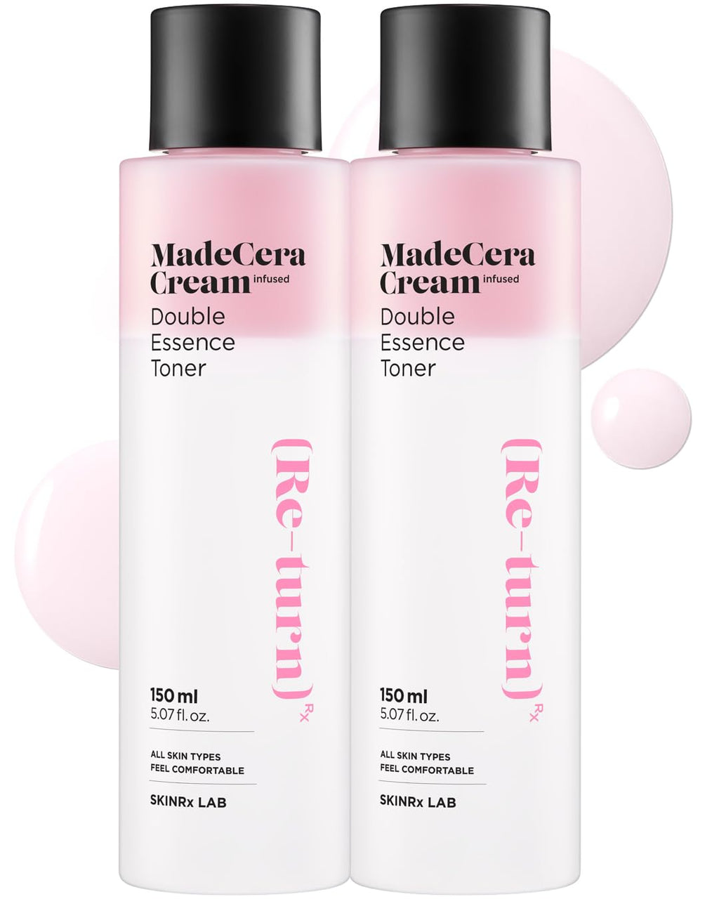 BEISIKS SKINRxLAB MadeCera Cream Double Essence Korean Toner 2 Pack – Hydrating Korean Toner
