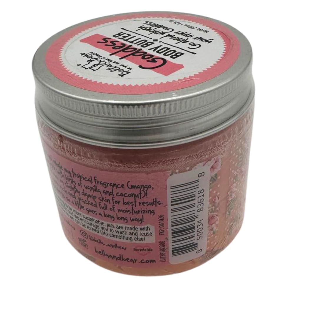 Bella and Bear Goddess Body Butter Scar Cream – Hydrating Vegan Moisturizer