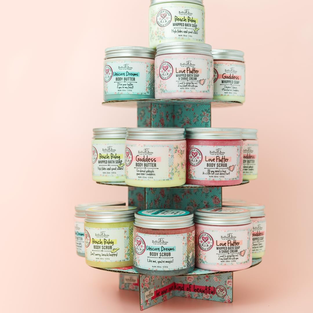 Bella and Bear Goddess Body Butter Scar Cream – Hydrating Vegan Moisturizer