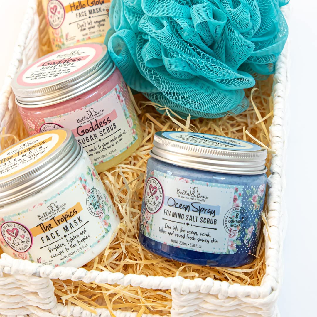 Bella & Bear Ocean Spray Scrub — Exfoliating, No Sulfates, No Parabens, Cruelty-Free, 6.7oz