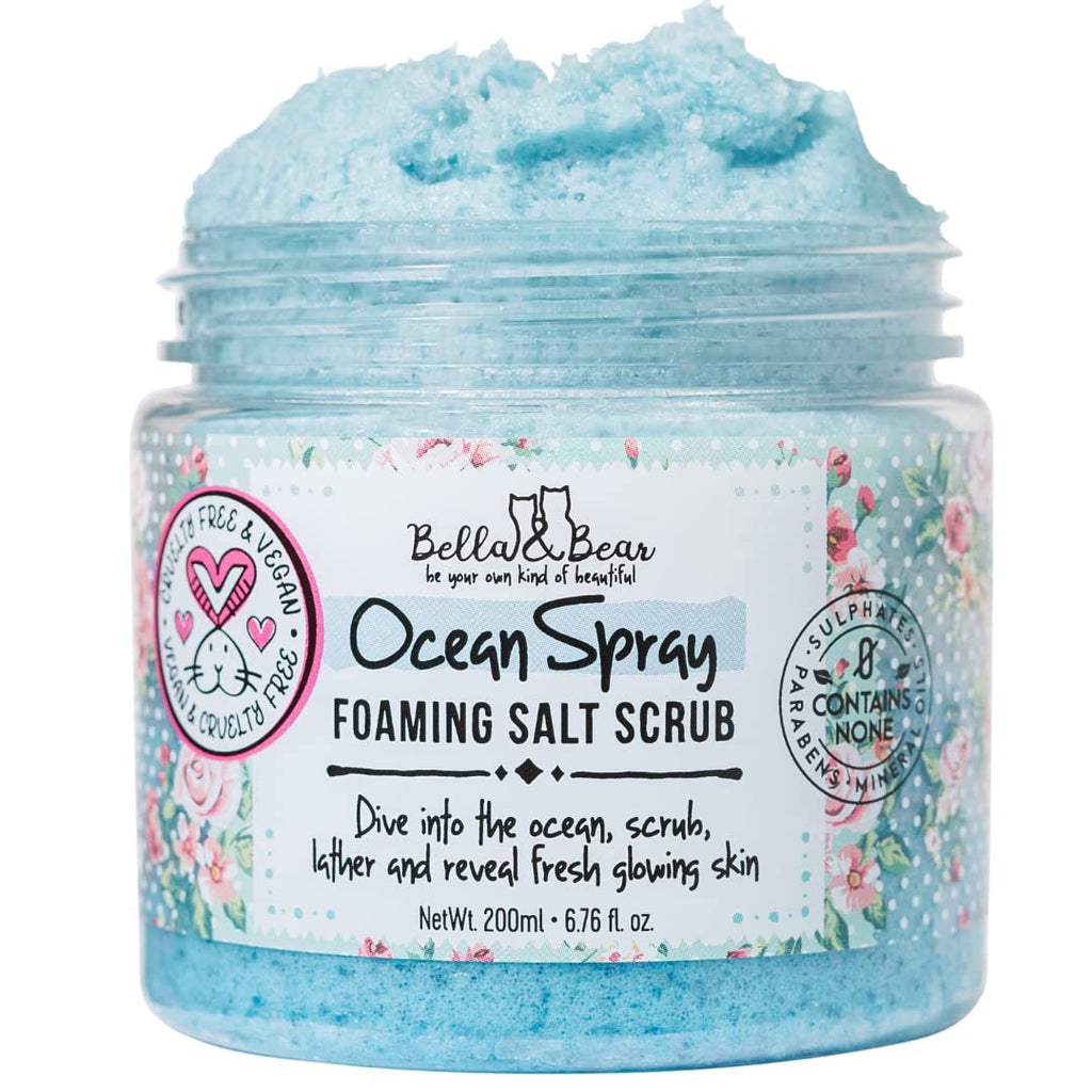 Bella & Bear Ocean Spray Scrub — Exfoliating, No Sulfates, No Parabens, Cruelty-Free, 6.7oz