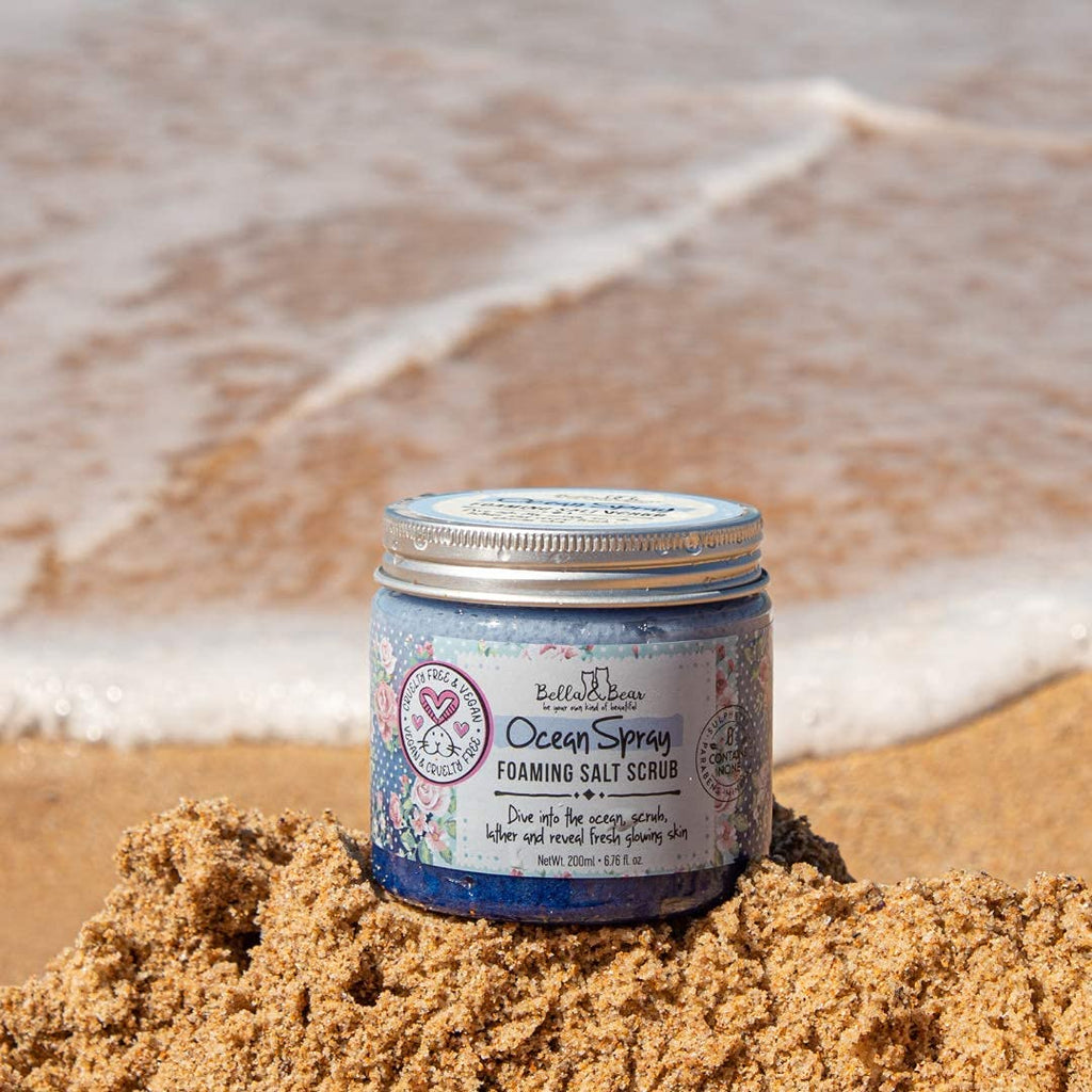 Bella & Bear Ocean Spray Scrub — Exfoliating, No Sulfates, No Parabens, Cruelty-Free, 6.7oz
