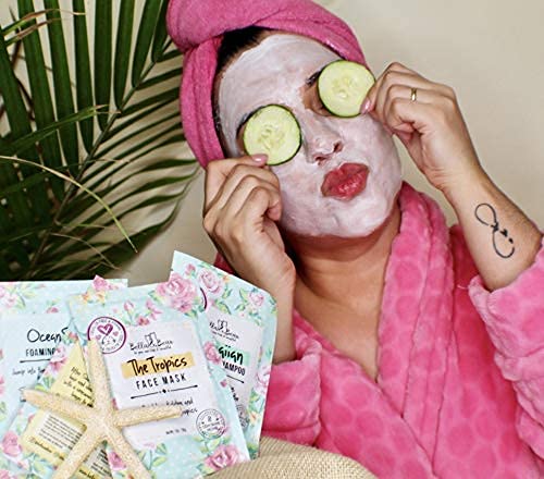 Bella & Bear Hello Glow Face Mask – Vegan, Refining & Brightening (6.7oz)