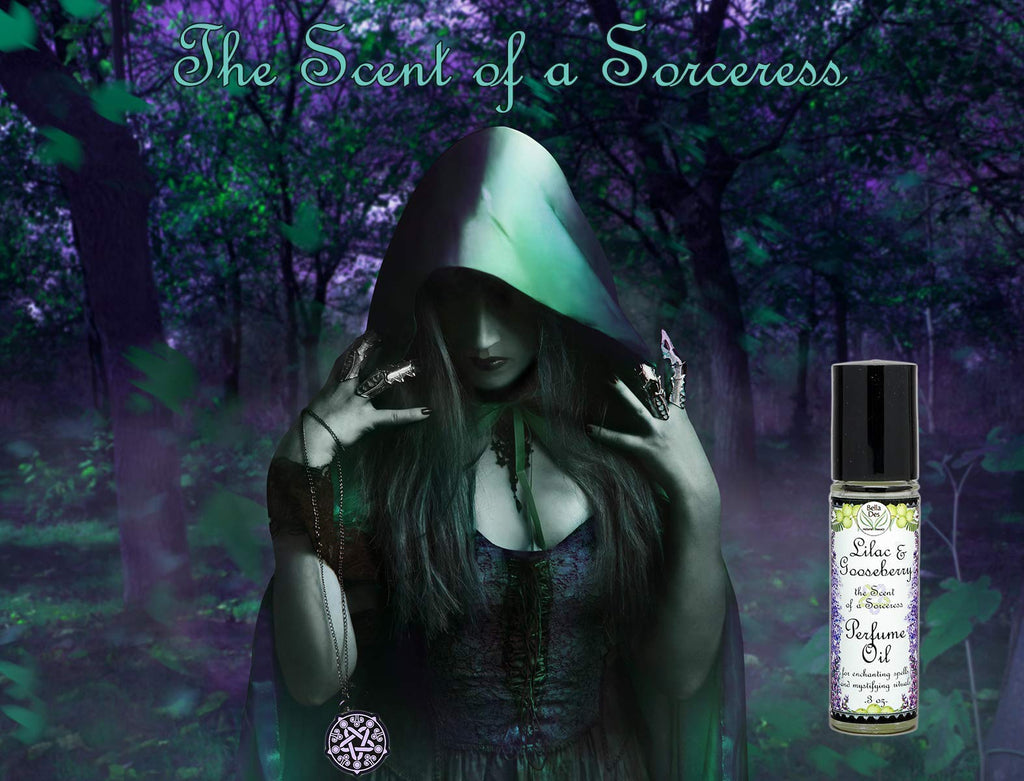 BELLA DES NATURAL BEAUTY Lilac & Gooseberry Perfume Oil | 0.3 oz Roll-On | Phthalate Free Fragrance | Scent of a Sorceress