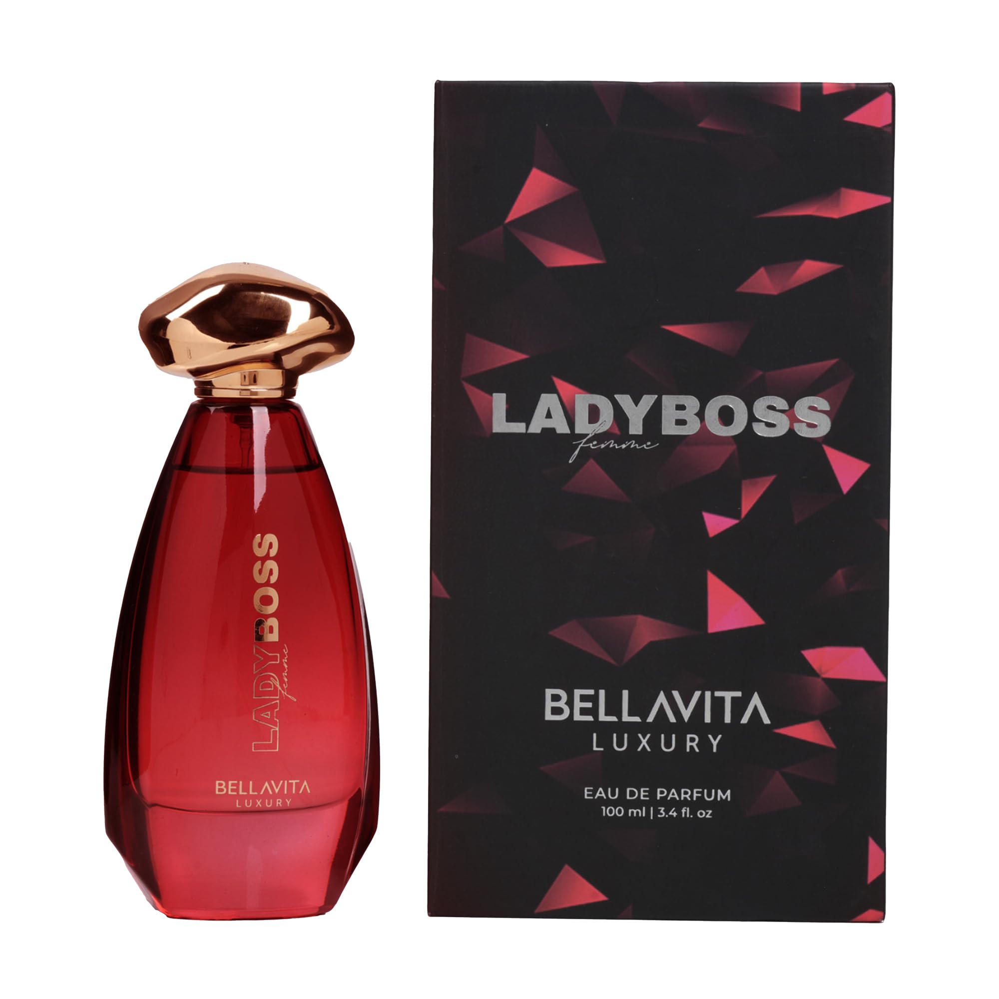 Bella Vita Luxury Lady Boss Femme EDP for Women – Fresh Amber & Floral, 100 ml