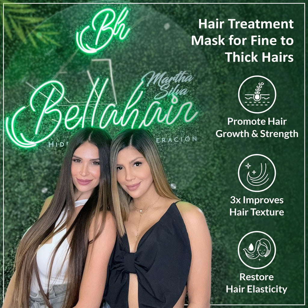 Bellahair Hydrating Hair Mask – Organic Intense Repair for Dry, Damaged Hair | All Hair Types