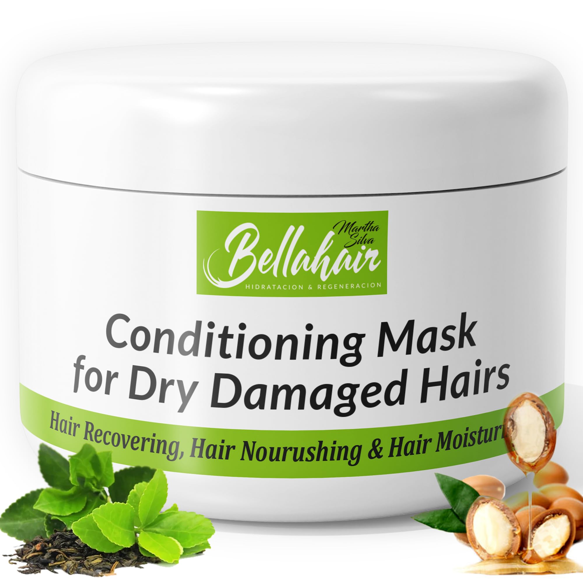 Bellahair Hydrating Hair Mask – Organic Intense Repair for Dry, Damaged Hair | All Hair Types