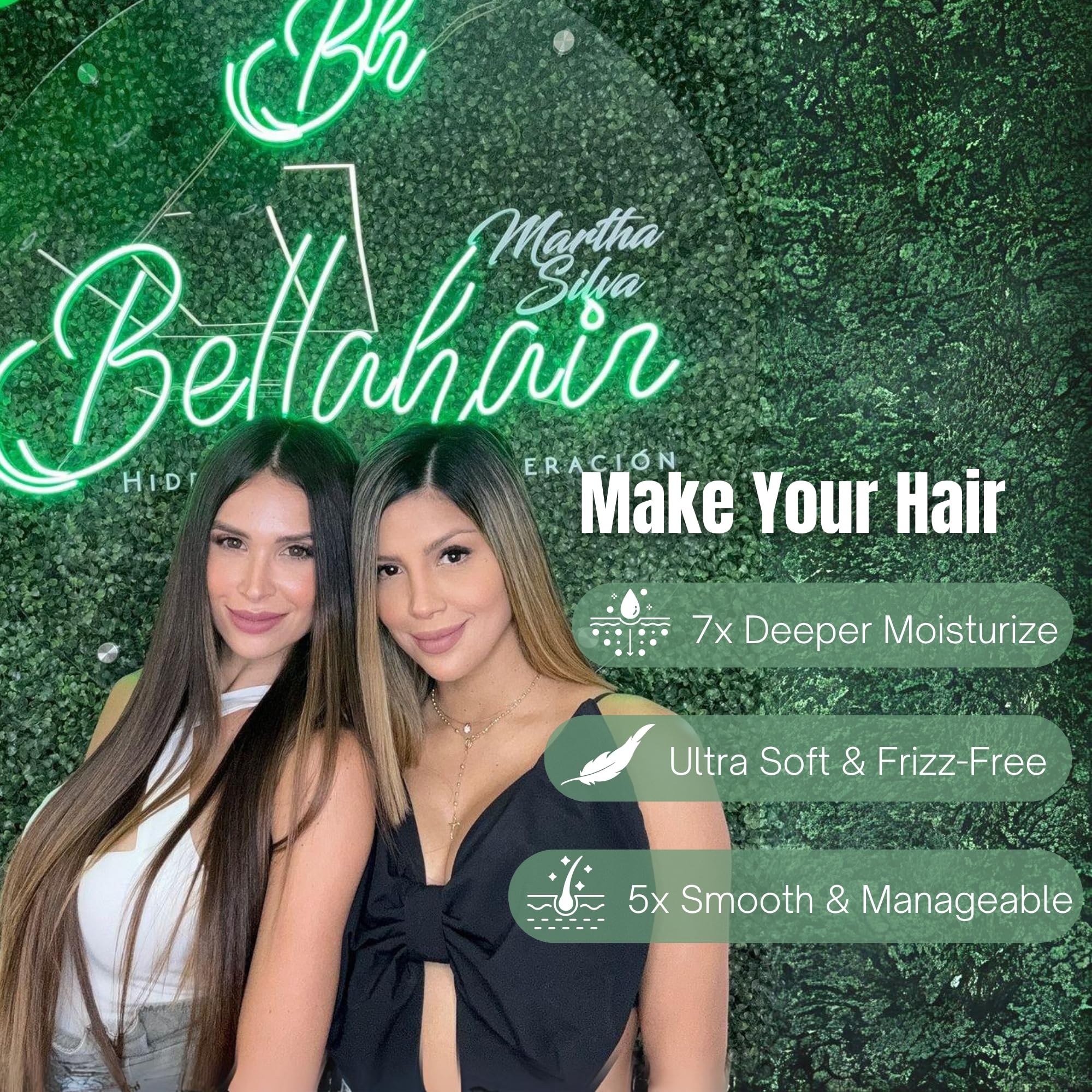 Bellahair Organic Tea Tree Shampoo | Sulfate-Free for Curly, Thinning & Color-Treated Hair