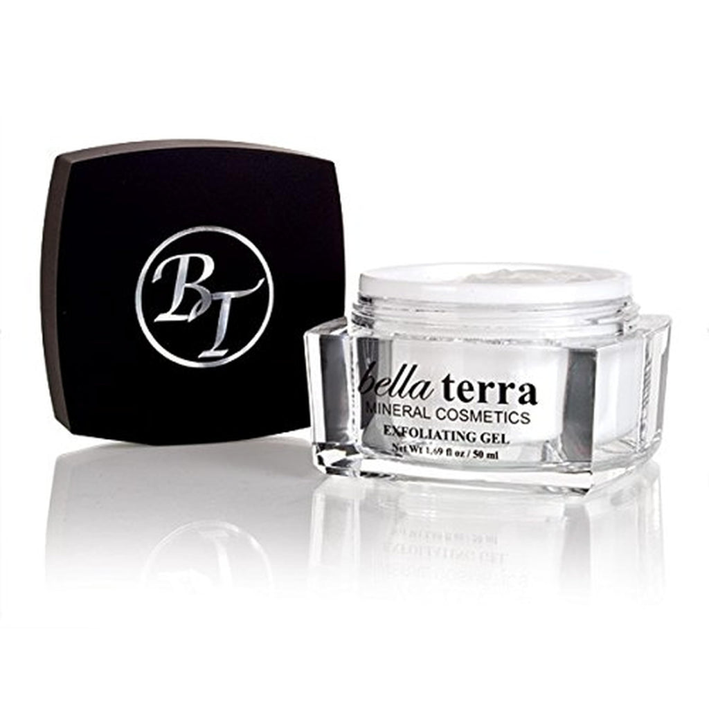 Bellaterra Cosmetics Mineral Exfoliating Gel – Gentle Vegan Facial Exfoliator for All Skin Types