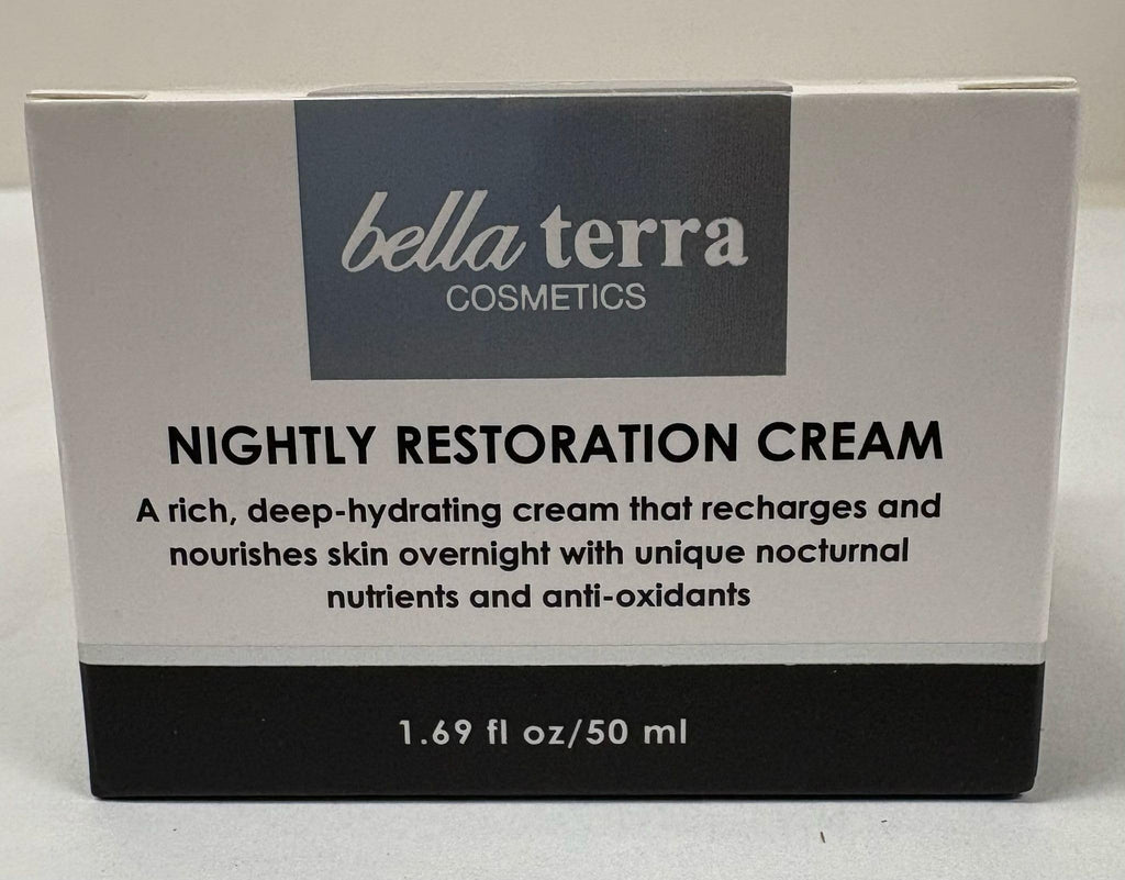 Bellaterra Cosmetics Nightly Restoration Facial Moisturizer | Overnight Hydration
