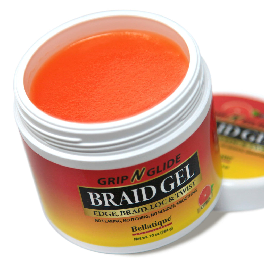 Bellatique Grip N Glide Braiding Gel – Maximum Hold for LOCs & Twists, No Flaking