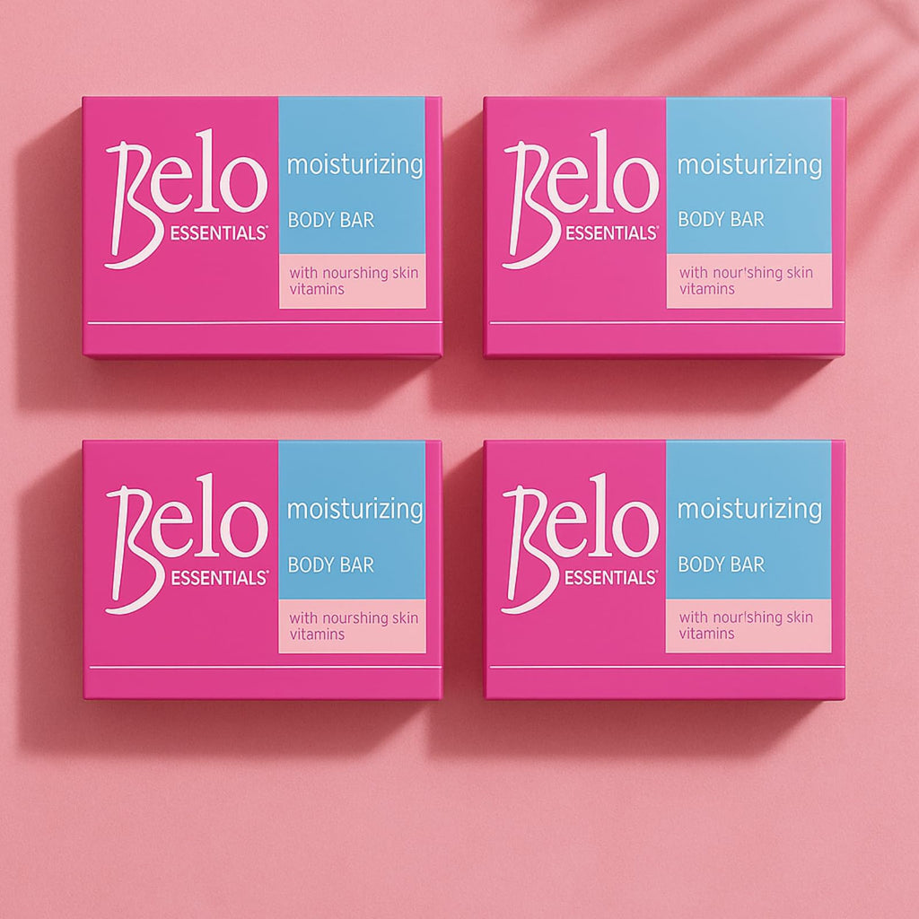 Belo Essentials Moisturizing Whitening Body Bar – 4 x 135g Bars