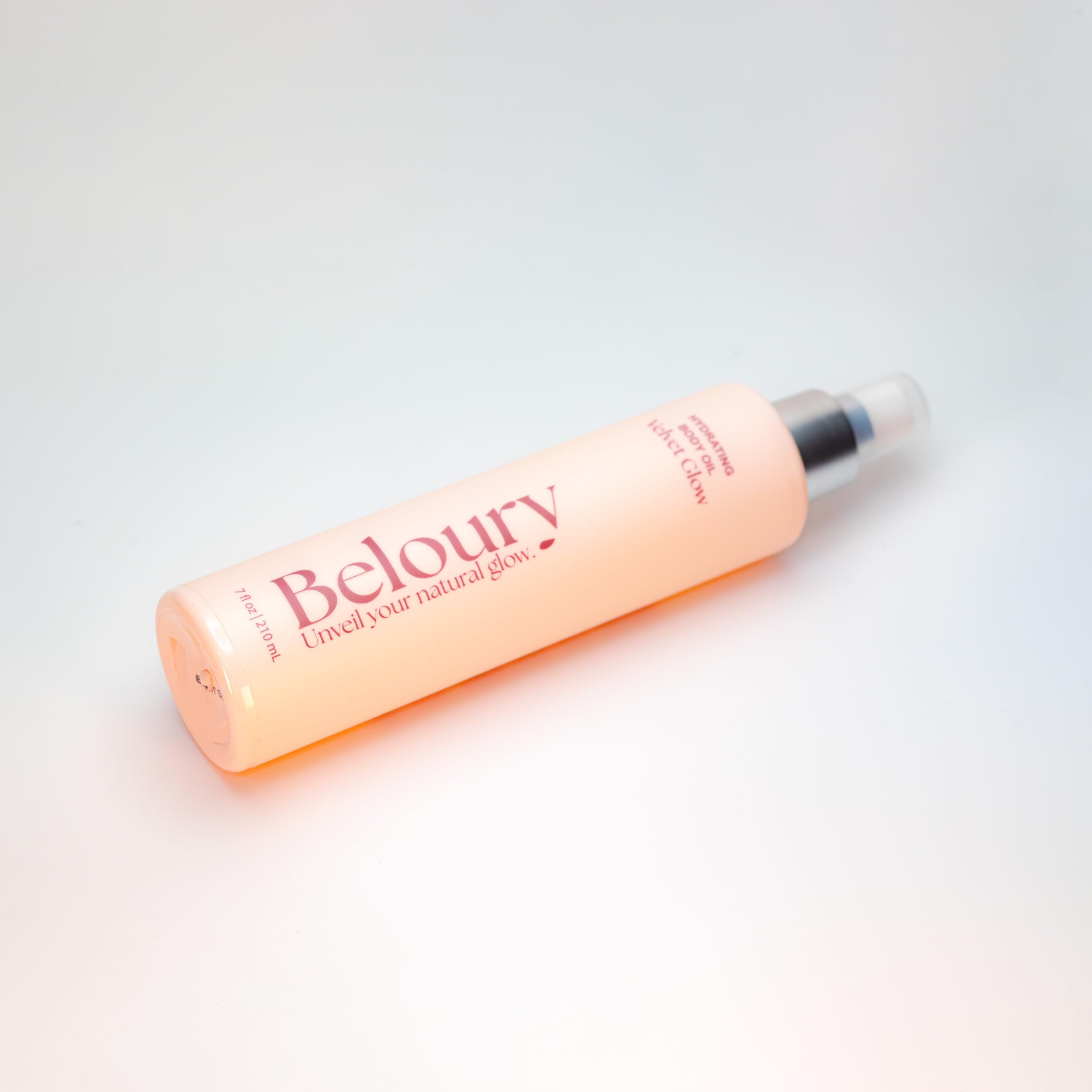Beloury Velvet Glow Hydrating Body Oil 7 fl oz – Argan Oil, Vegan, Paraben & Silicone Free
