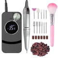 Belovedone Professional Nail Drill — 35000RPM Cordless Nail File for Home Salon