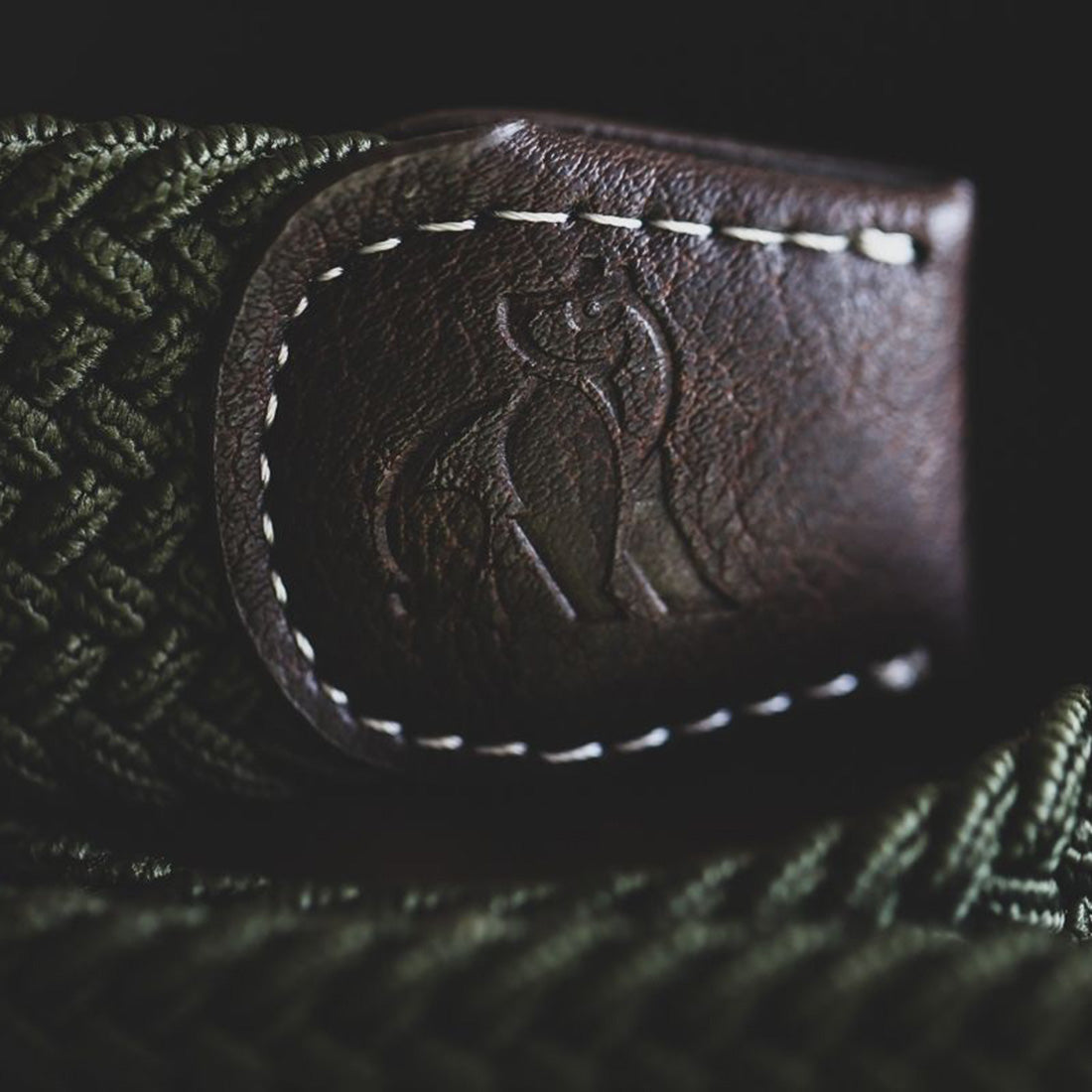 Woven Belt - Khaki Green