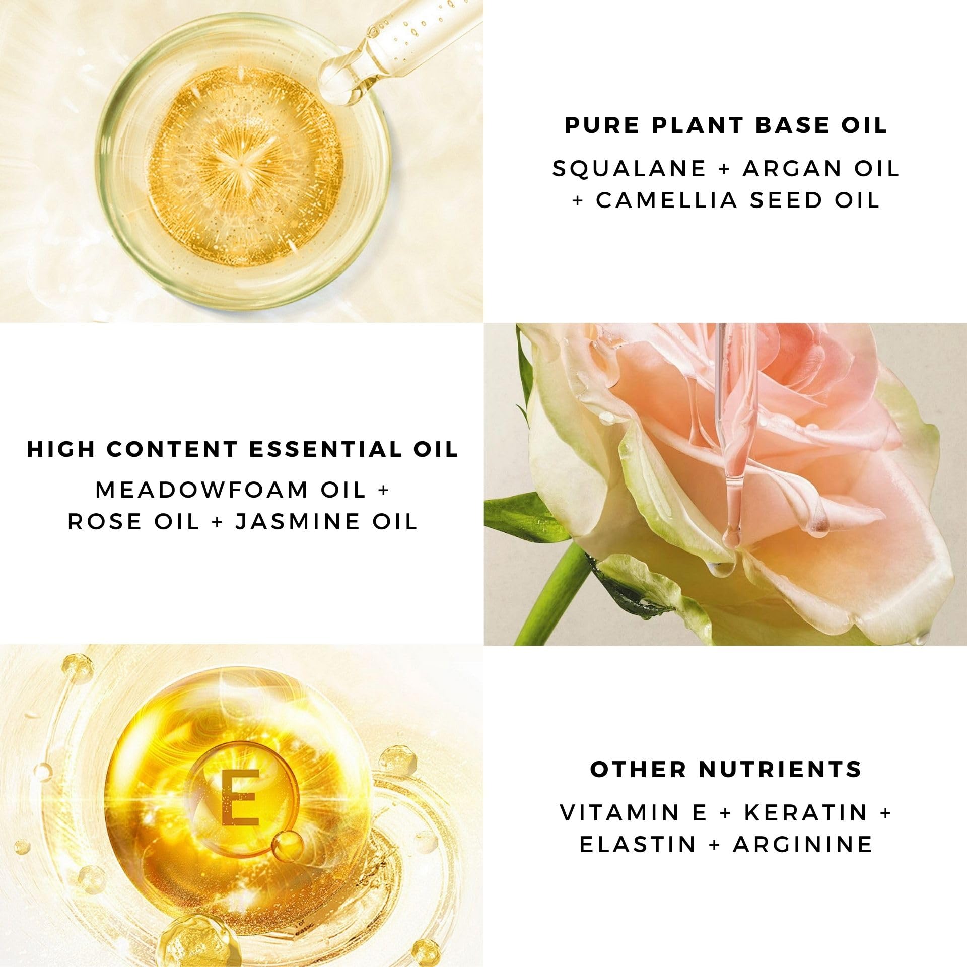Benatu Hair Perfume Oil Lily Sandalwood + Argan Heat Protection Spray — Nourish, Frizz Control, 2.7 fl oz
