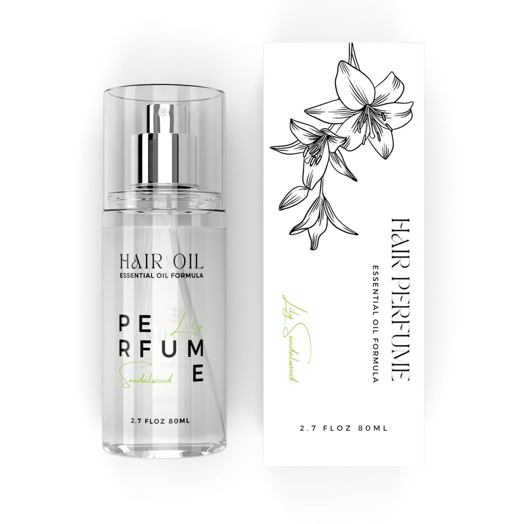 Benatu Hair Perfume Oil Lily Sandalwood + Argan Heat Protection Spray — Nourish, Frizz Control, 2.7 fl oz
