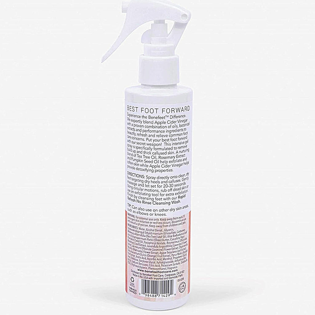 Benefeet Best Foot Forward Peeling Spray - 2 Pack for Smoother Feet
