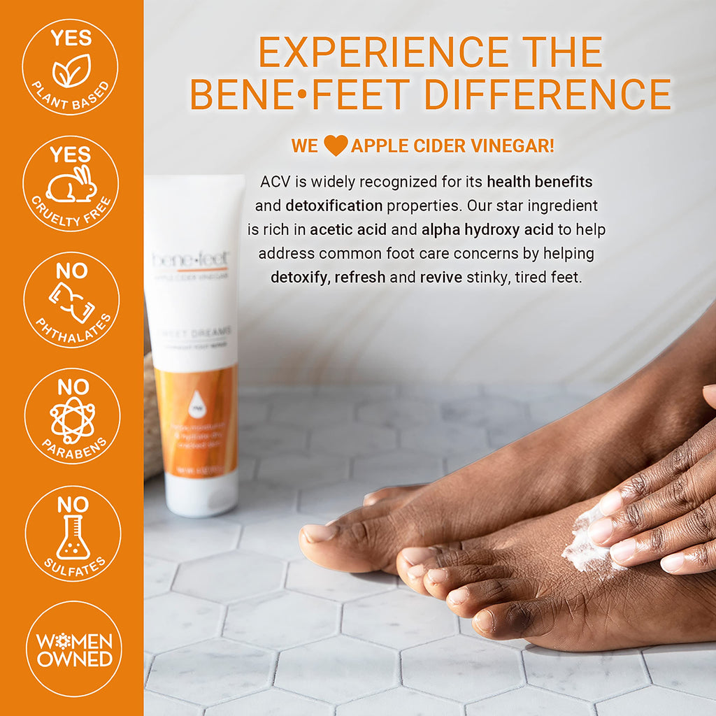 Benefeet Sweet Dreams Overnight Foot Repair – Detox, Hydrate & Soften Dry Feet (4oz)