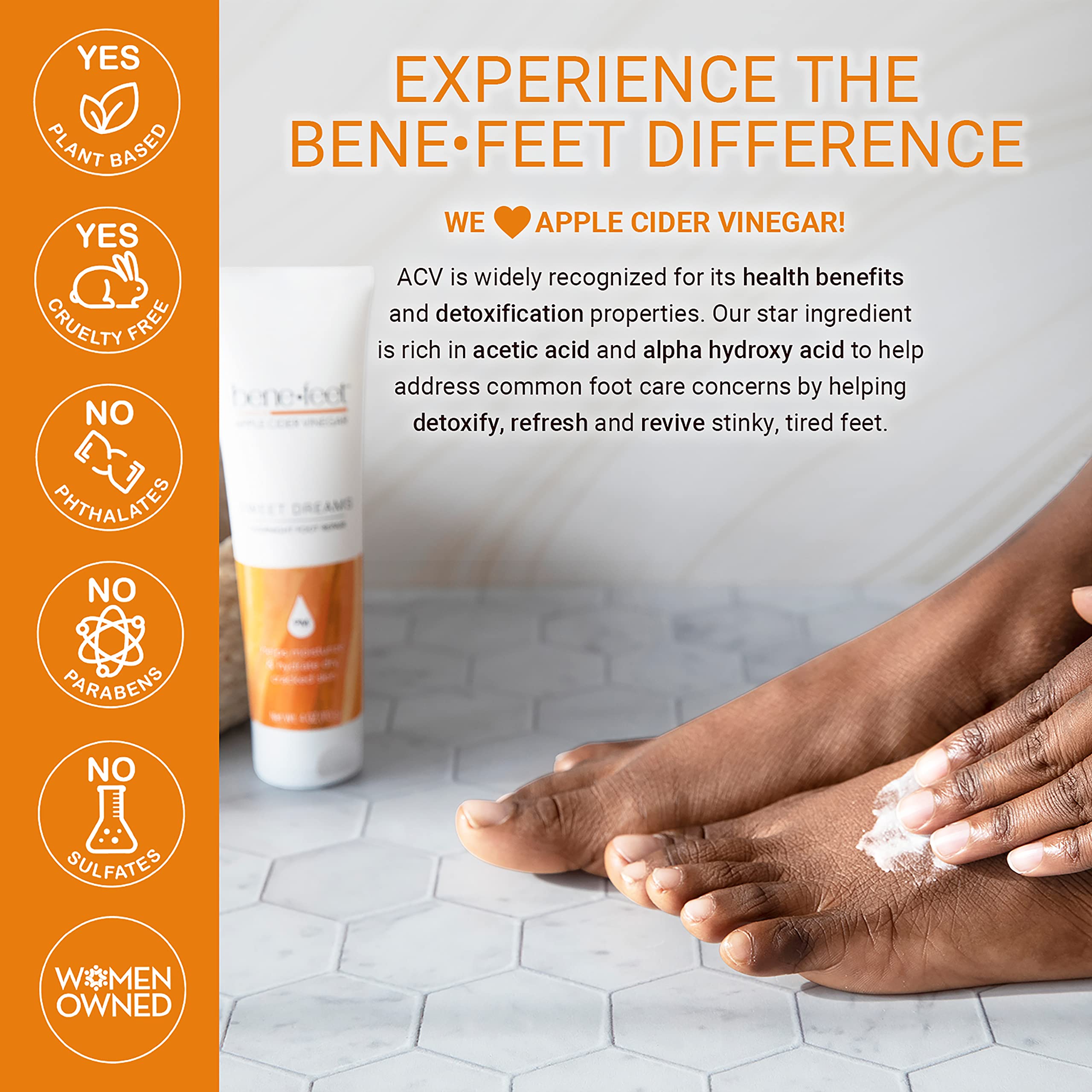 Benefeet Sweet Dreams Overnight Foot Repair – Detox, Hydrate & Soften Dry Feet (4oz)