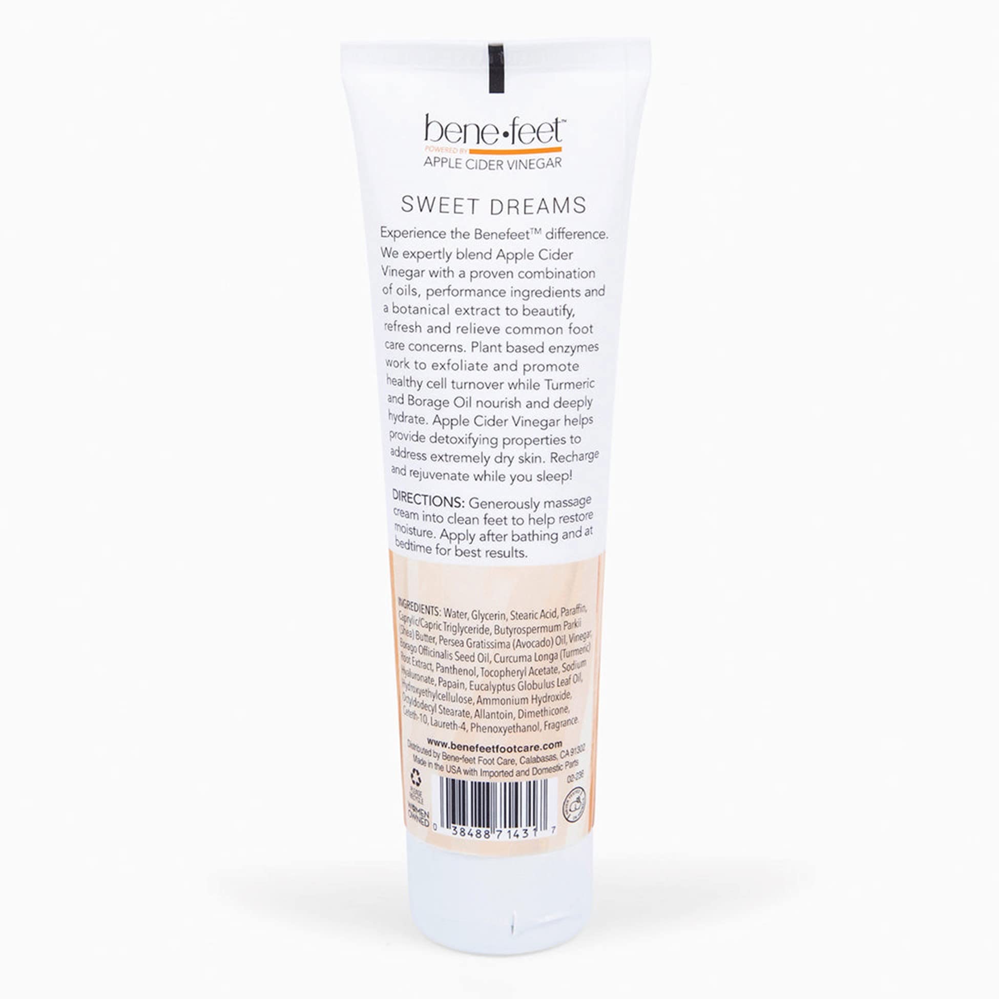 Benefeet Sweet Dreams Overnight Foot Repair – Detox, Hydrate & Soften Dry Feet (4oz)