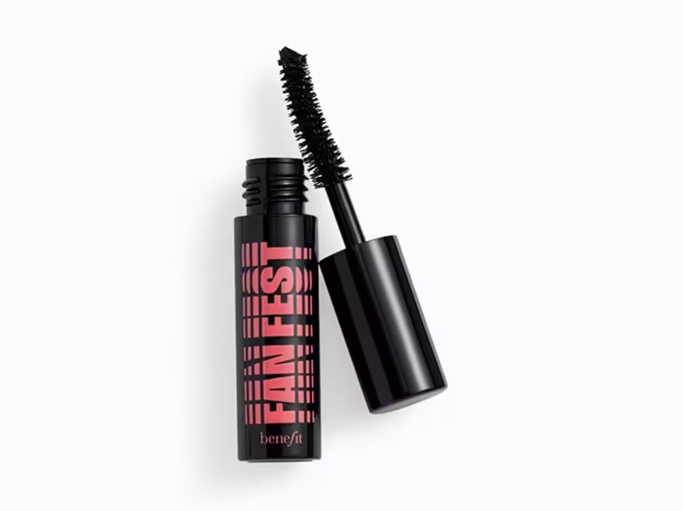 Benefit Fan Fest Mascara Travel Size - Fanning & Volumizing, Hyper Black, Unboxed