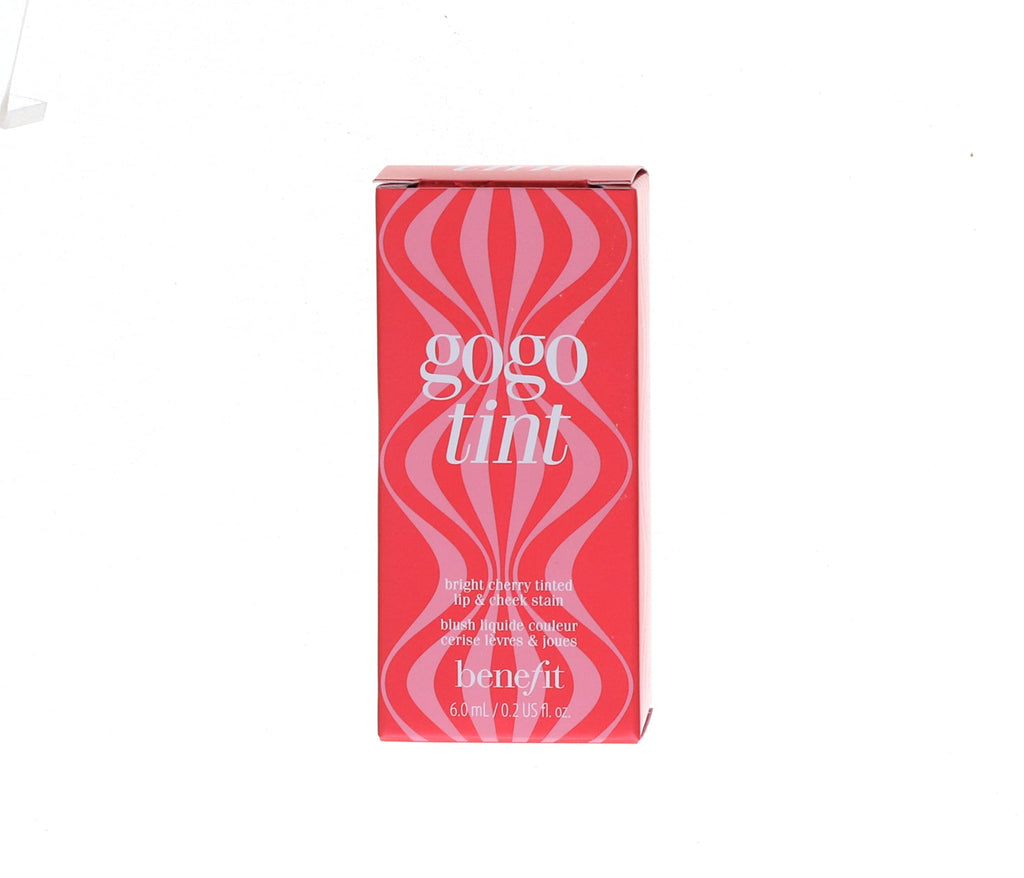 Benefit Gogo Tint Bright Cherry Lip & Cheek Stain, 0.2 fl oz – Bright, Lasting Color