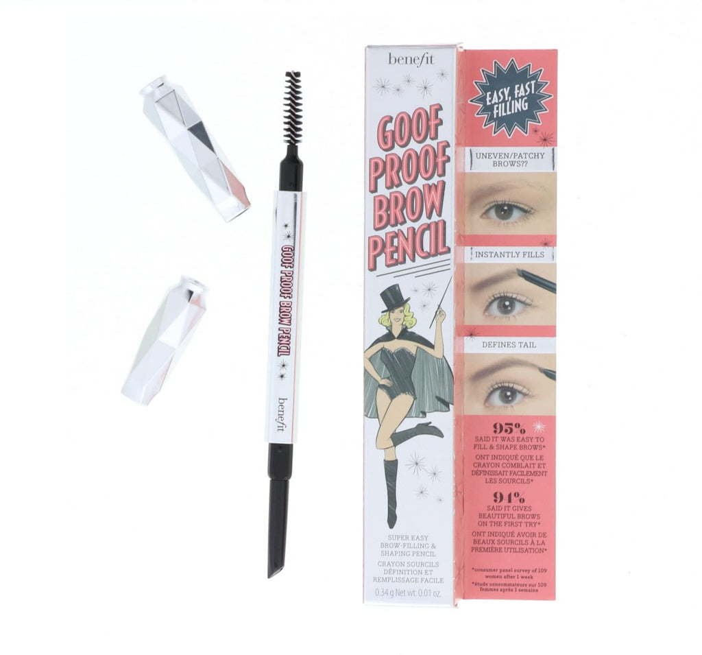 Benefit Goof Proof Brow Pencil DLX 0.01 oz — Shade 03 Medium | Easy Shape & Fill