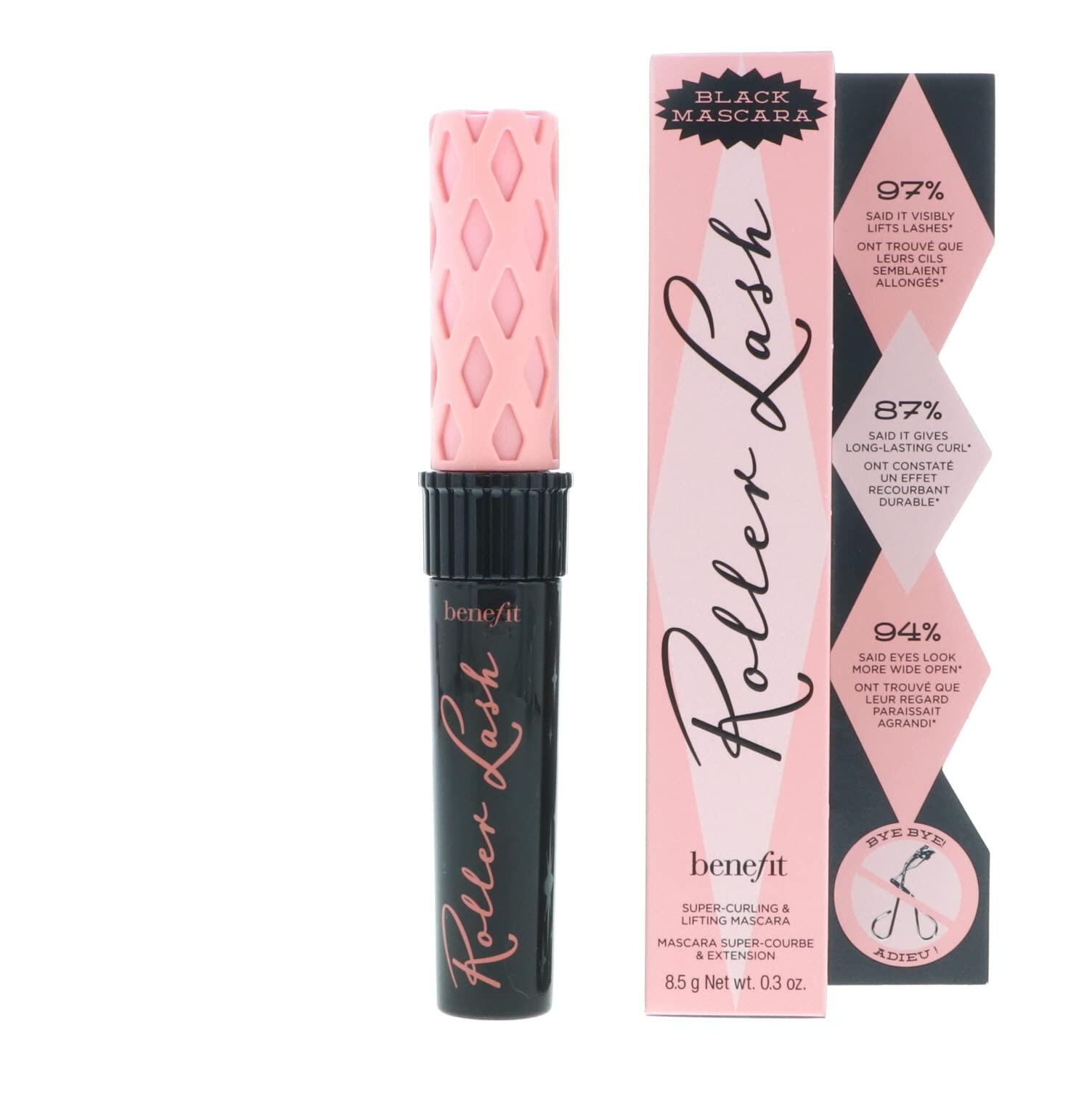 Benefit Roller Lash Curling & Lifting Mascara 0.30 oz / 8.5 g Black | Benefit Cosmetics