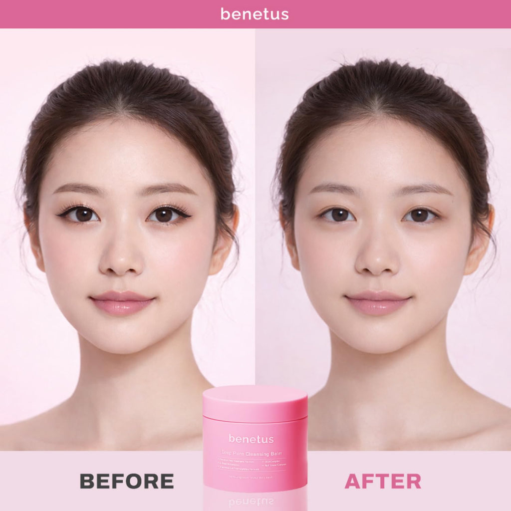 Benetus Deep Pure Cleansing Balm — Gentle Makeup Remover for Heavy Makeup, Waterproof Formulas & SPF
