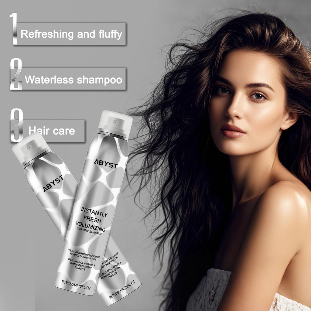 BENIX Dry Shampoo – Volumizing Spray for All Hair Types | Invisible Formula, No White Residue, 5 Oz