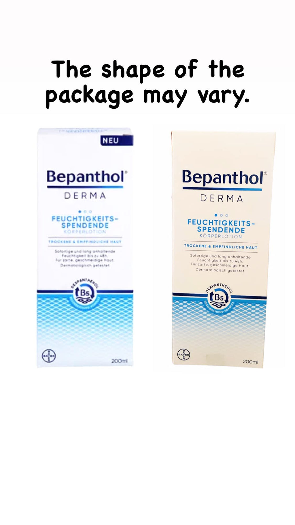 Bepanthol Derma Moisturising Body Lotion – Fragrance-Free, Quick Absorption for Sensitive, Dry Skin (200 ml)