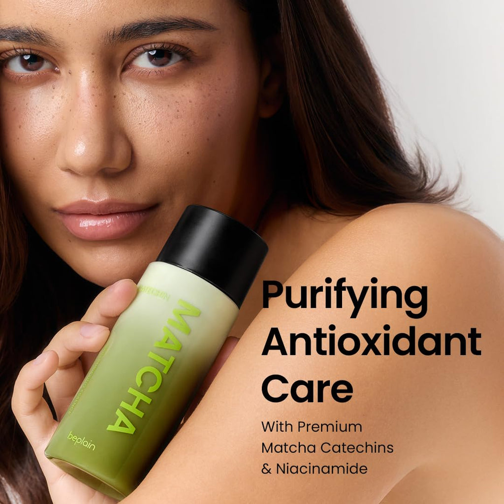 Beplain Matcha Catechin Skin Purifying Essence | Hydrating & Balancing for Sensitive Skin | K-Beauty 150 ml