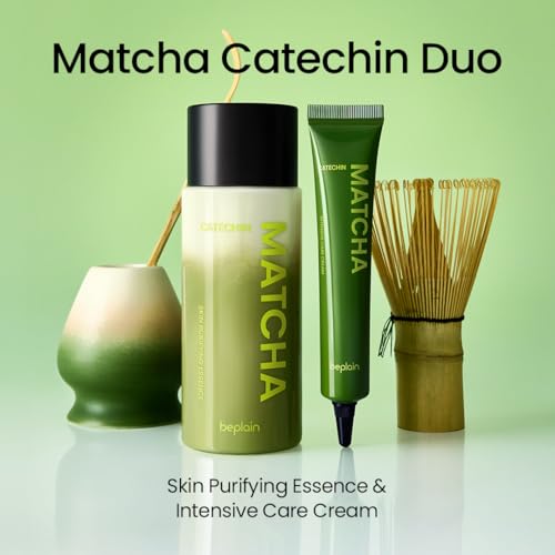 Beplain Matcha Catechin Skin Purifying Essence | Hydrating & Balancing for Sensitive Skin | K-Beauty 150 ml