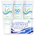 BERGMAN KELLY Rectangle Soap Bars & 2in1 Shampoo & Conditioner Set – White Tea, 1 oz, 100 Hotel Amenities