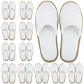 BERGMAN KELLY Spa Slippers – Disposable Indoor Closed-Toe House Shoes for Hotels, Travel & Weddings